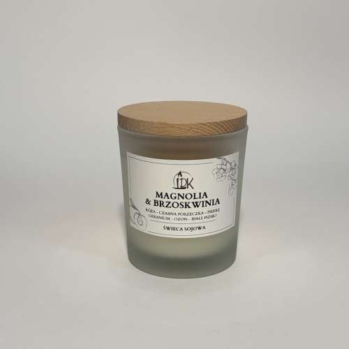 MAGNOLIA & BRZOSKWINIA | świeca sojowa 205ml