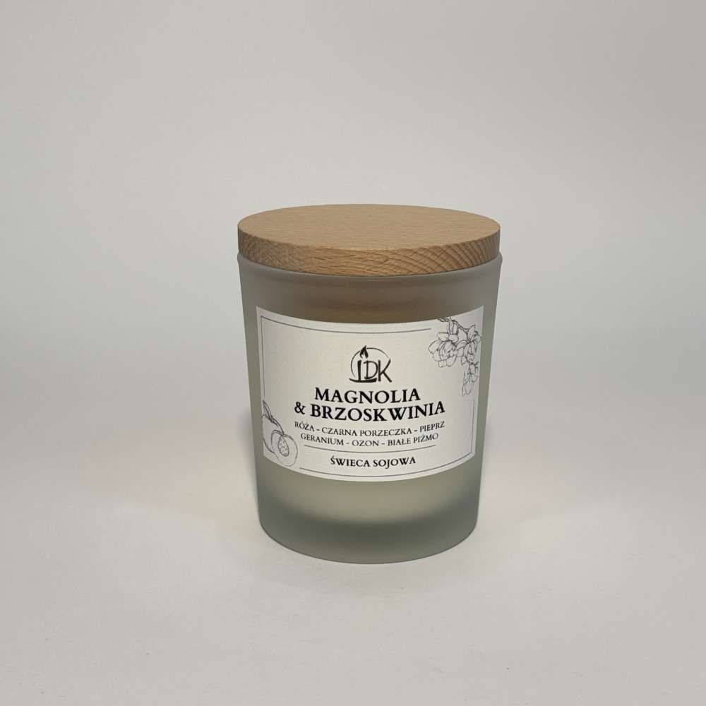 MAGNOLIA & BRZOSKWINIA | świeca sojowa 205ml