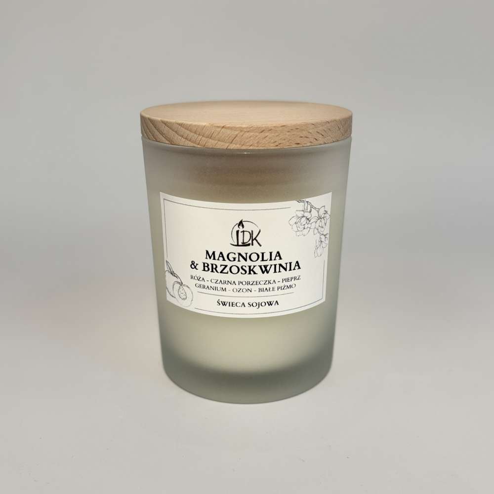 MAGNOLIA & BRZOSKWINIA| świeca sojowa 280ml