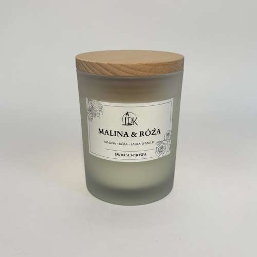 MALINA & RÓŻA| świeca sojowa 280ml